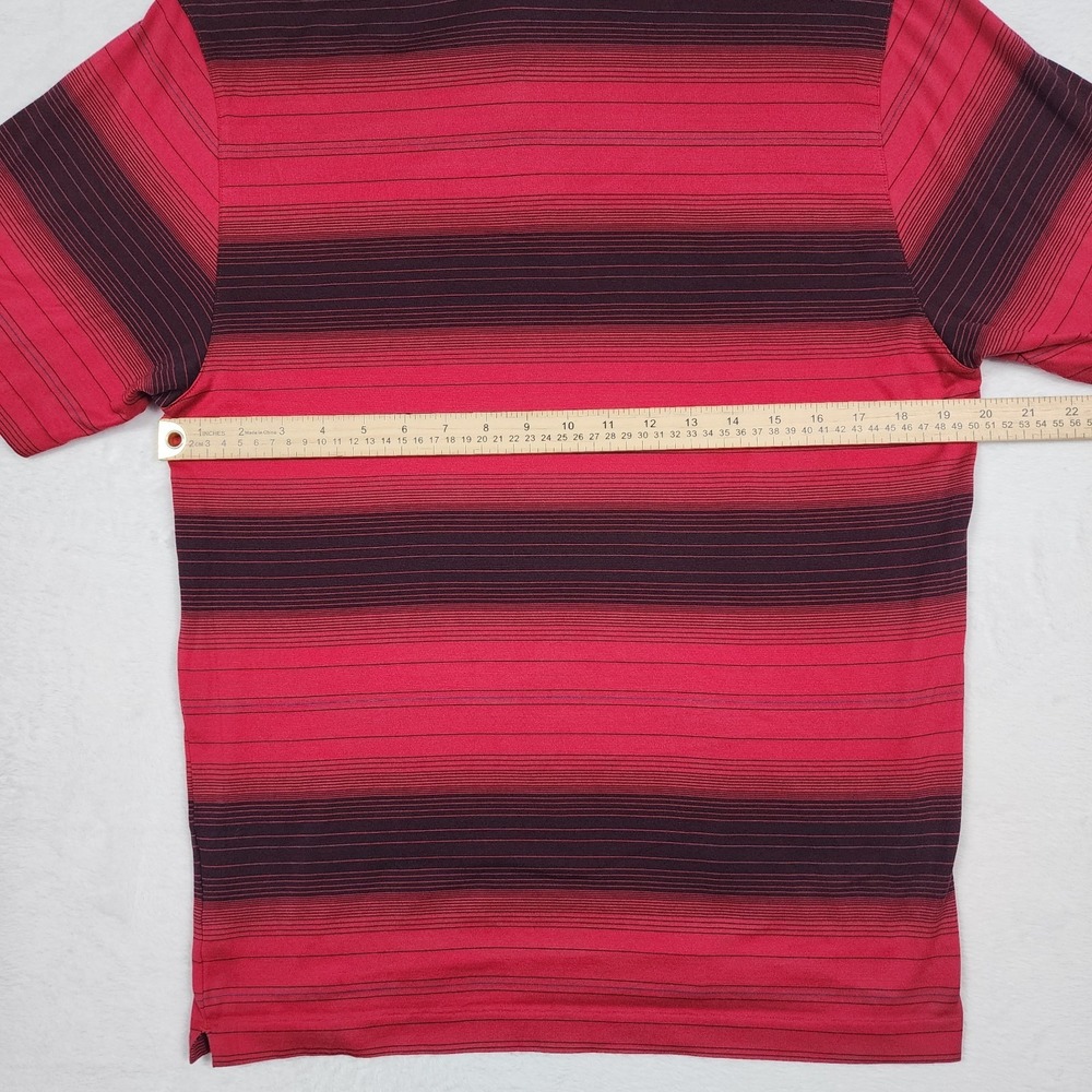 Nike Tiger Woods Collection Golf Polo Shirt Mens Small Red Dri Fit Performance - Picture 8 of 9